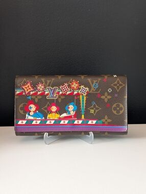 Louis Vuitton Limited Edition Christmas Animation Bumper Cars Wallet